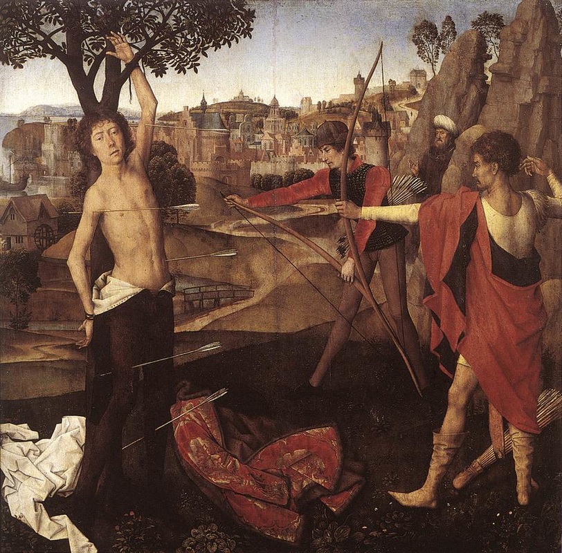 'The Martyrdom of St Sebastian' by Hans Memling