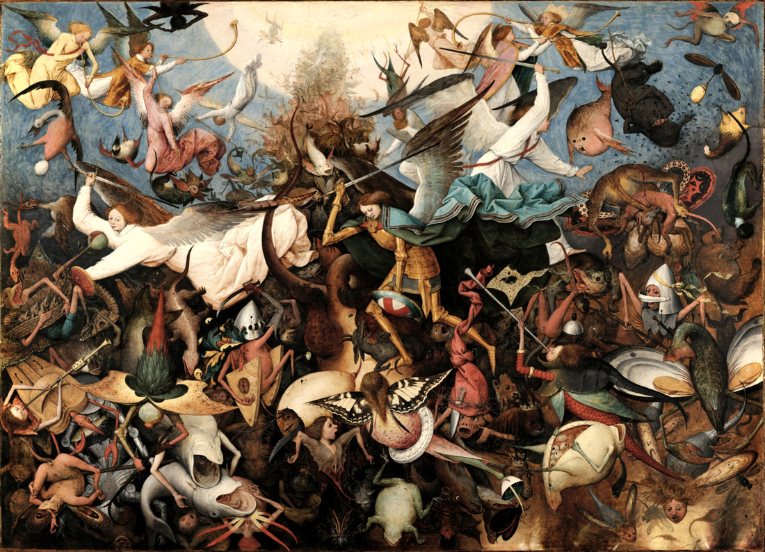 'The Fall of the Rebel Angels' by Pieter Bruegel the Elder