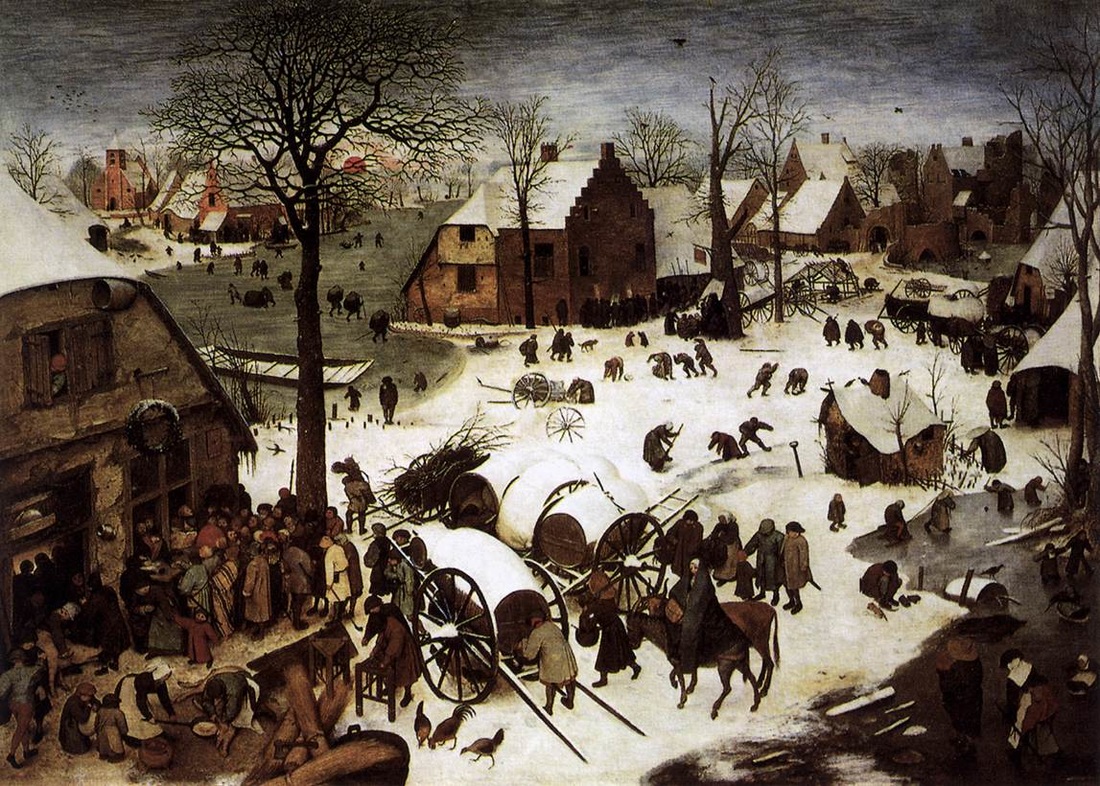 'The Numbering at Bethlehem' by Pieter Bruegel the Elder